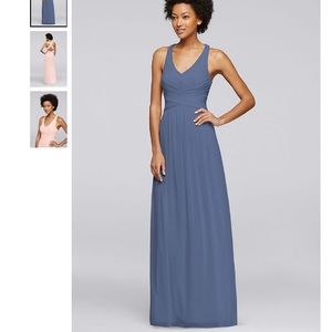 Steel Blue Bridesmaid dress - David's Bridal